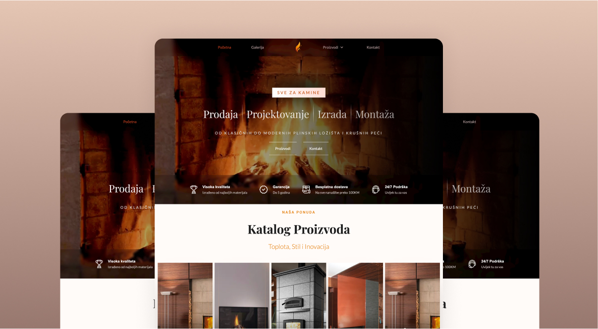 mockup of work for our client isaa kamini